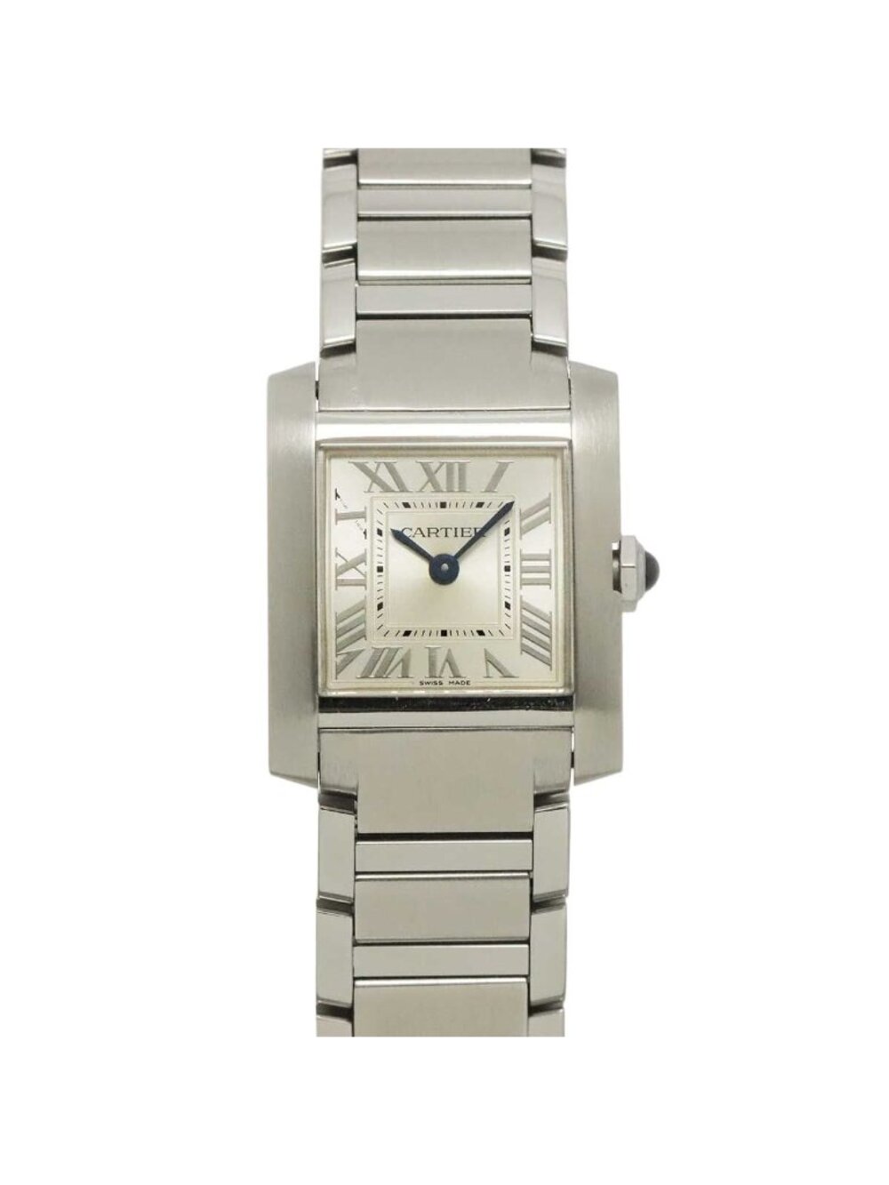 Cartier Tank Francaise SM Watch Silver Quartz